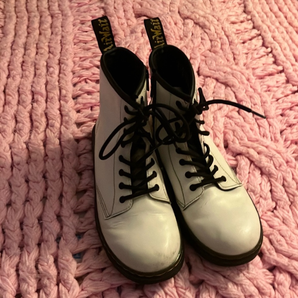 White Doc martens